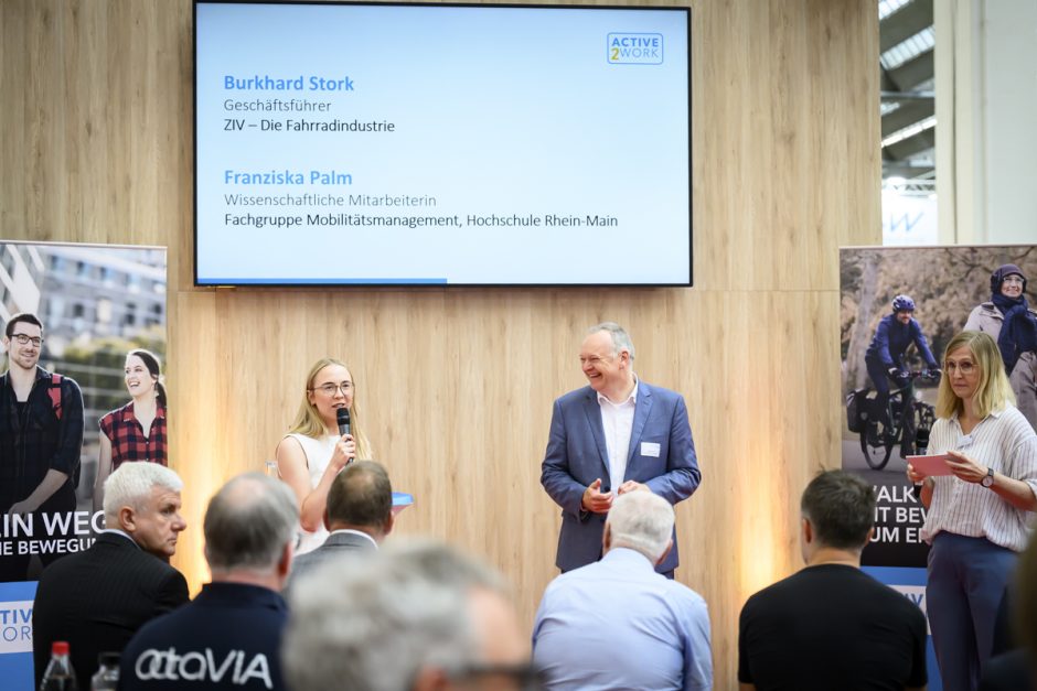 Preisverleihung active2work Award 2025, Vorstellung Jury-Arbeit